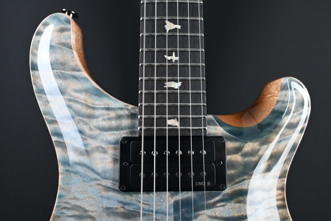 PRS Custom 24 Artist Grade Quilt Maple Faded Indigo #745