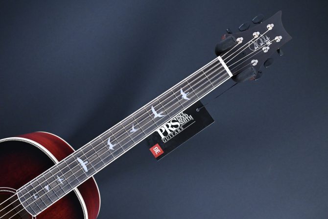 PRS SE P20E Parlor Acoustic Guitar Fire Red Burst #422