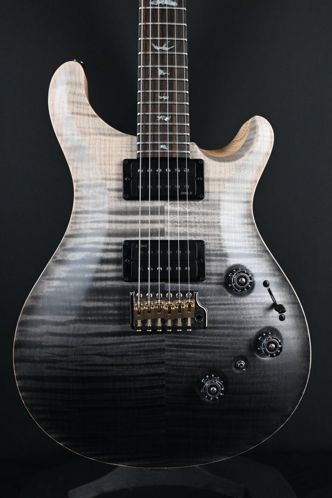 PRS Wood Library Custom 24 Piezo 10-Top Gray Black Fade #964