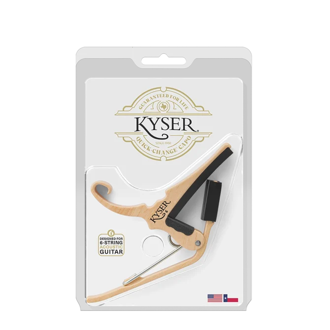 Kyser KY-KG6MA Acoustic Guitar Capo Maple