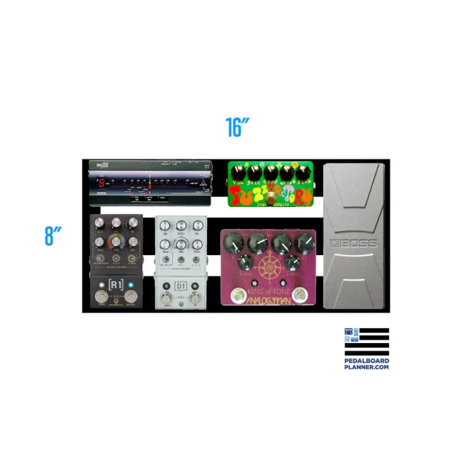 Pedaltrain Metro 16 Pedal Board and Accessories (No Case)