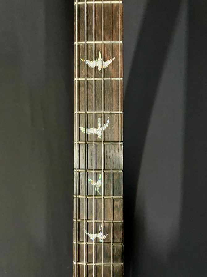PRS Wood Library Custom 24 Semi-Hollow One Piece Quilt 10-Top River Blue #320
