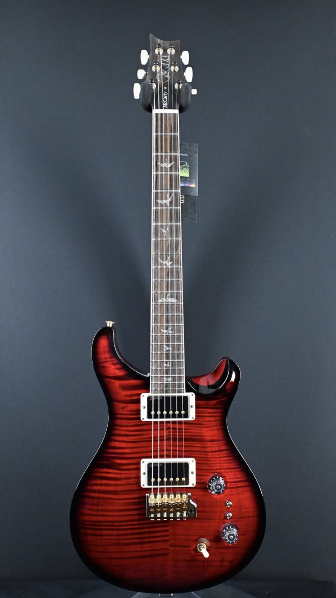 PRS McCarty Tremolo 10-Top Red Tiger w/ Metallic Back #237