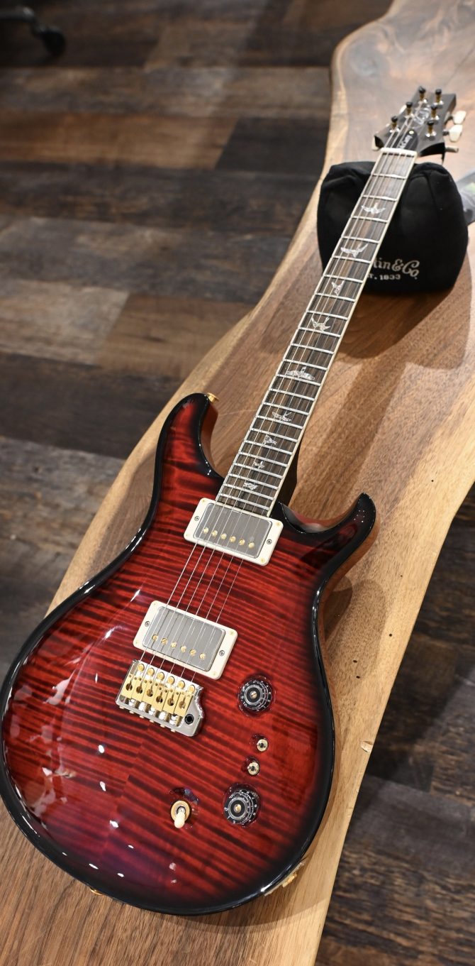 PRS McCarty Tremolo 10-Top Red Tiger w/ Metallic Back #237
