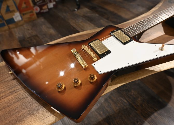 Gibson Custom Shop '58 Mahogany Explorer Vintage Tobacco Burst 2014