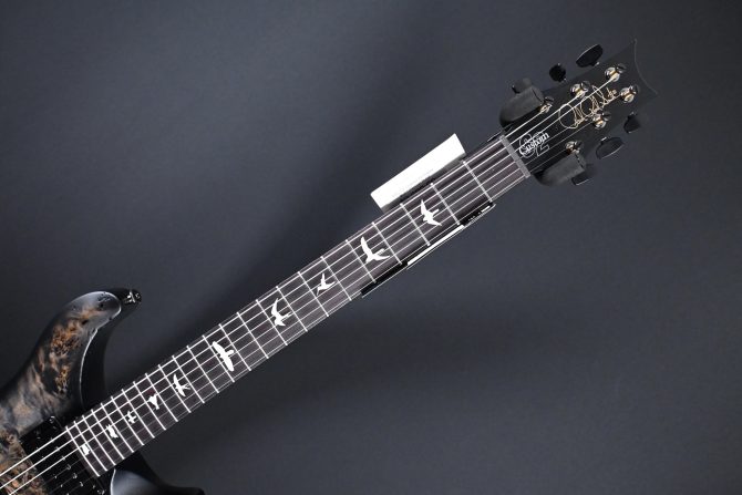 PRS S2 Wood Library Custom 24 Poplar Burl Charcoal Burst #368