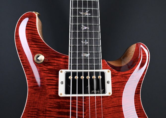 PRS Wood Library McCarty 594 Tremolo 10-Top Red Tiger #398