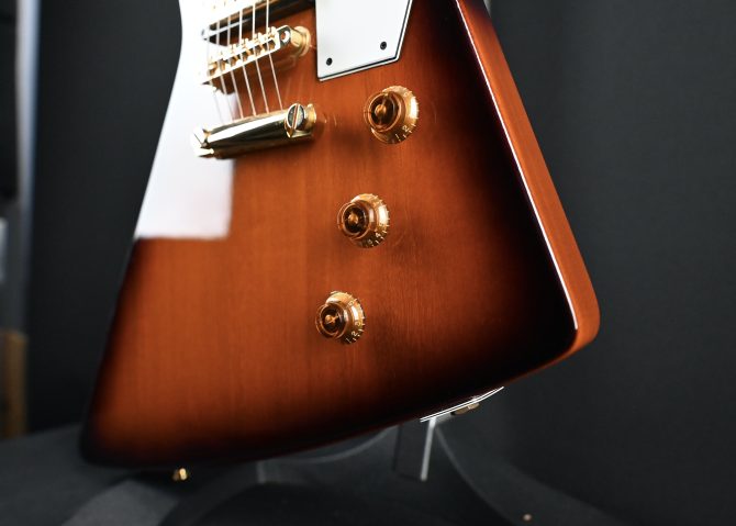 Gibson Custom Shop '58 Mahogany Explorer Vintage Tobacco Burst 2014