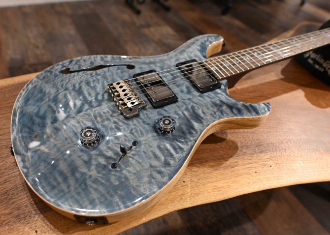 PRS Wood Library Custom 24 Semi-Hollow Quilt 10-Top Nightshade #657
