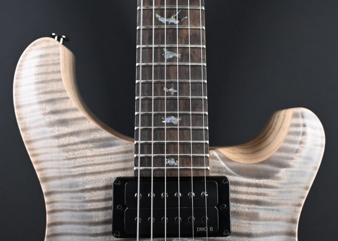 PRS Wood Library Custom 24 Piezo 10-Top Gray Black Fade #121