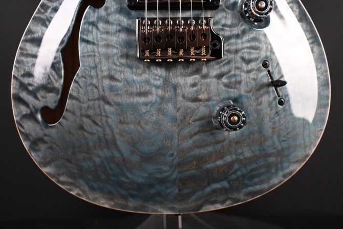 PRS Wood Library Custom 24 Semi-Hollow Quilt 10-Top Nightshade #657