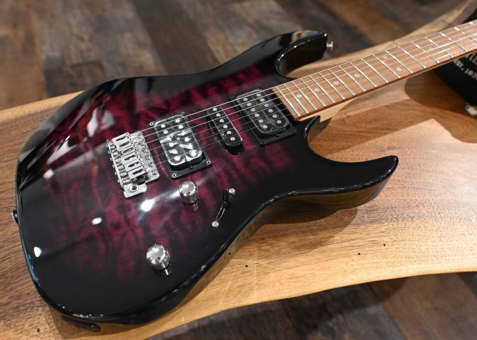Ibanez GRX70QA-TVT Gio Series Transparent Violet Sunburst #217