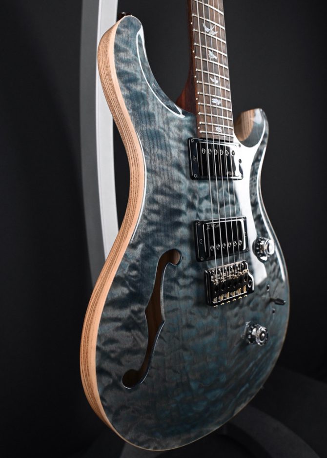 PRS Wood Library Custom 24 Semi-Hollow Quilt 10-Top Nightshade #657