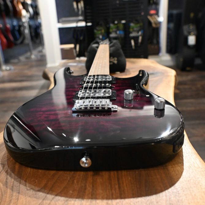 Ibanez GRX70QA-TVT Gio Series Transparent Violet Sunburst #145