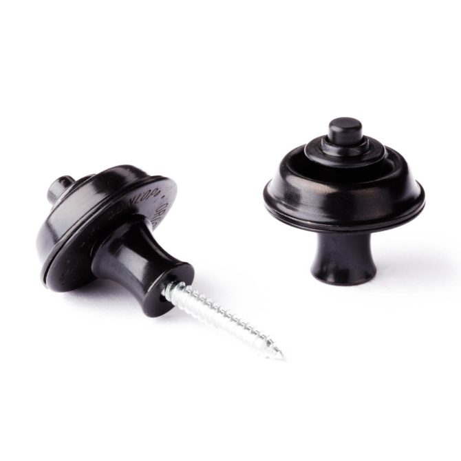 Dunlop Straplok Strap Retainers Original - Black Oxide