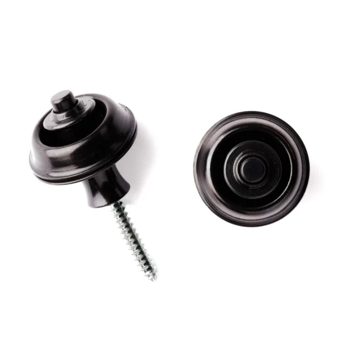 Dunlop Straplok Strap Retainers Original - Black Oxide