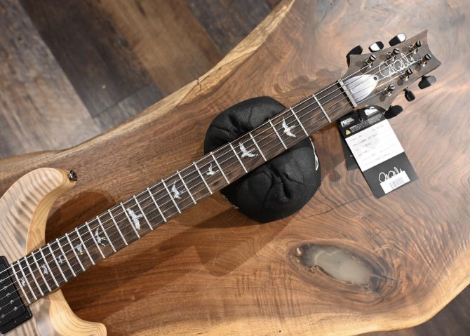 PRS Wood Library Custom 24 Piezo 10-Top Gray Black Fade #121