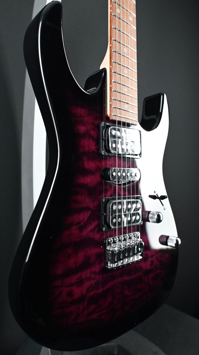 Ibanez GRX70QA-TVT Gio Series Transparent Violet Sunburst #217
