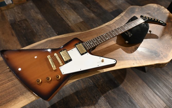 Gibson Custom Shop '58 Mahogany Explorer Vintage Tobacco Burst 2014