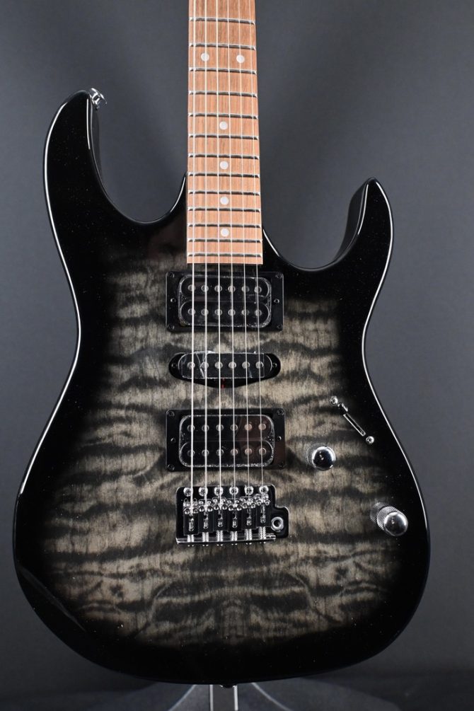 Ibanez Gio Series GRX70QA-TKS Transparent Black Sunburst #597