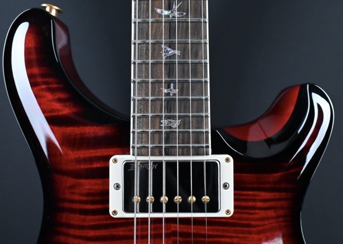 PRS McCarty Tremolo 10-Top Red Tiger w/ Metallic Back #237