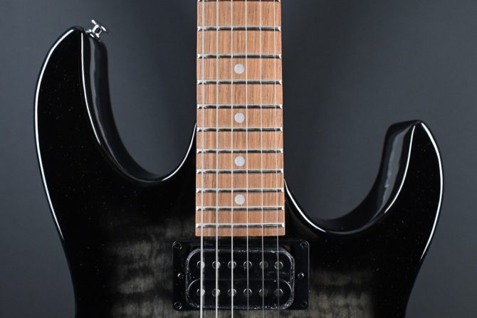 Ibanez Gio Series GRX70QA-TKS Transparent Black Sunburst #597