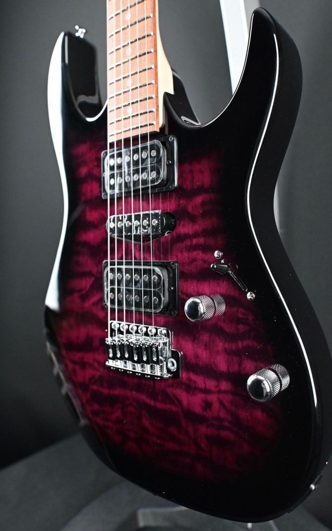 Ibanez GRX70QA-TVT Gio Series Transparent Violet Sunburst #217