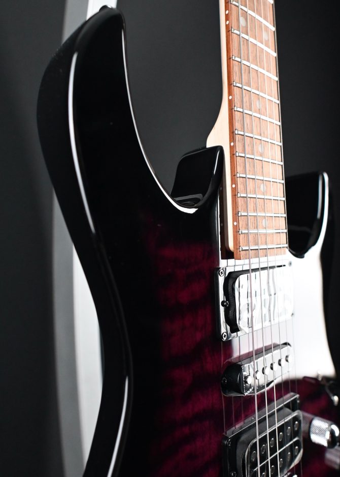 Ibanez GRX70QA-TVT Gio Series Transparent Violet Sunburst #145