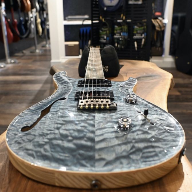 PRS Wood Library Custom 24 Semi-Hollow Quilt 10-Top Nightshade #657