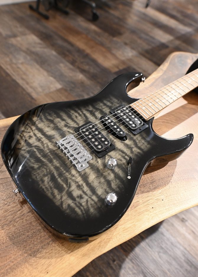 Ibanez Gio Series GRX70QA-TKS Transparent Black Sunburst #597