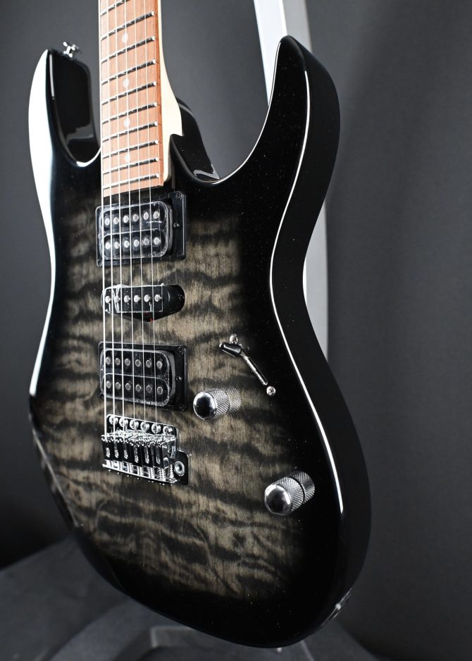 Ibanez Gio Series GRX70QA-TKS Transparent Black Sunburst #597