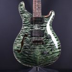 PRS Wood Library Custom 24 Semi-Hollow Quilt 10-Top Sage #655