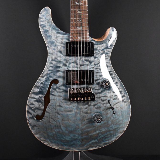 PRS Wood Library Custom 24 Semi-Hollow Quilt 10-Top Nightshade #657