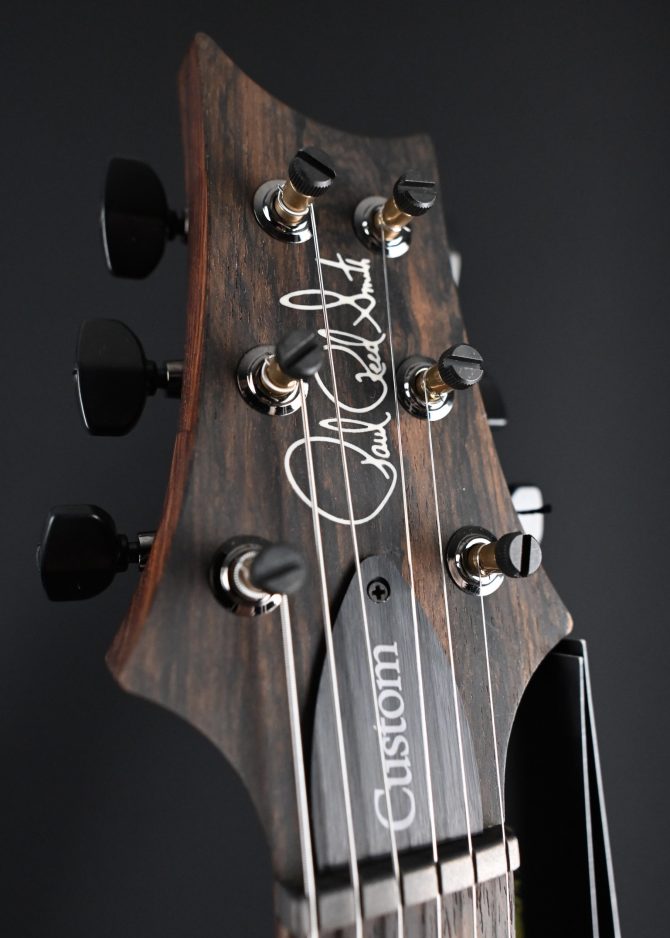 PRS Wood Library Custom 24 Piezo 10-Top Gray Black Fade #121