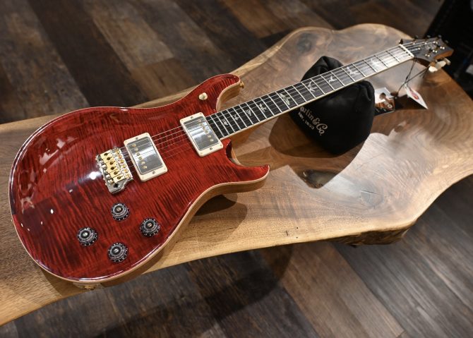 PRS Wood Library McCarty 594 Tremolo 10-Top Red Tiger #398