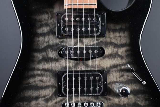 Ibanez Gio Series GRX70QA-TKS Transparent Black Sunburst #597