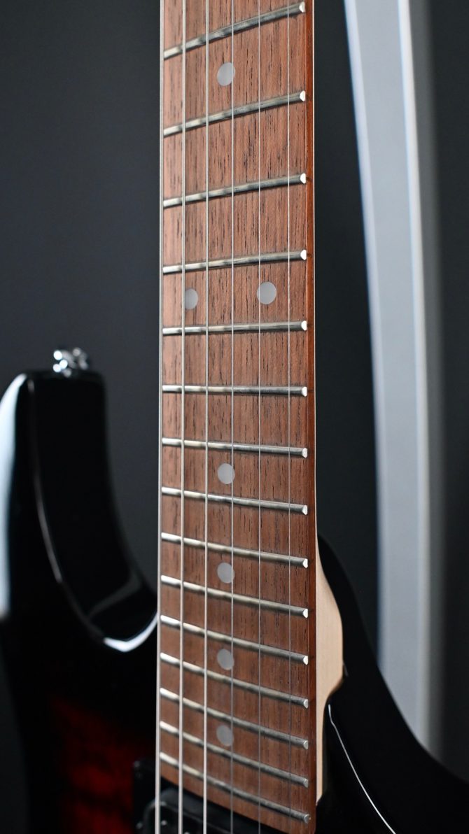 Ibanez GRX70QA-TRB Gio Series Transparent Red Burst #796