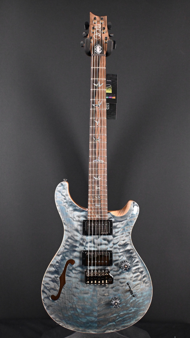 PRS Wood Library Custom 24 Semi-Hollow Quilt 10-Top Nightshade #657