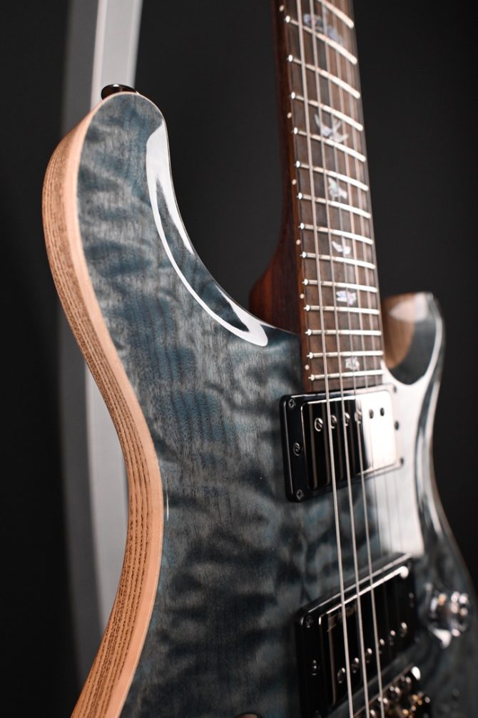 PRS Wood Library Custom 24 Semi-Hollow Quilt 10-Top Nightshade #657