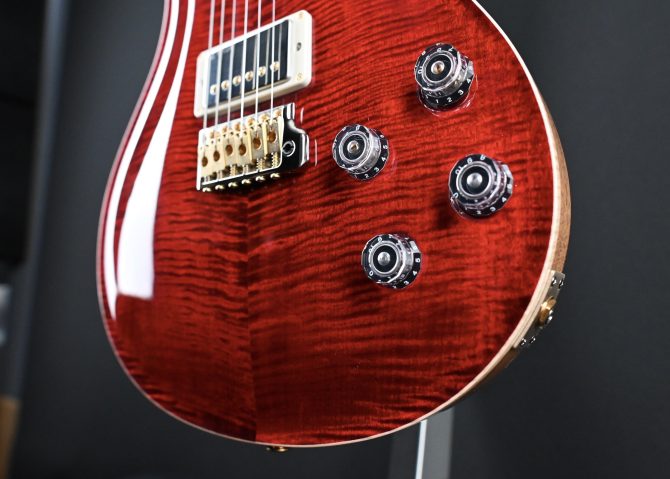 PRS Wood Library McCarty 594 Tremolo 10-Top Red Tiger #398