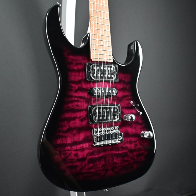 Ibanez GRX70QA-TVT Gio Series Transparent Violet Sunburst #145