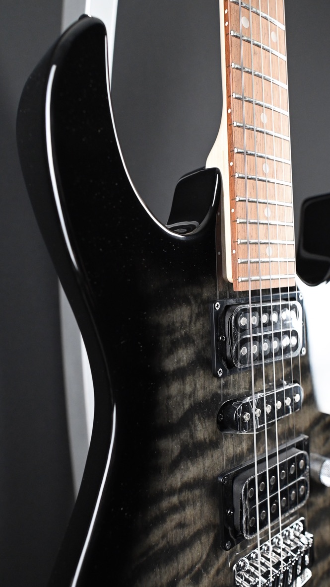Ibanez Gio Series GRX70QA-TKS Transparent Black Sunburst #597
