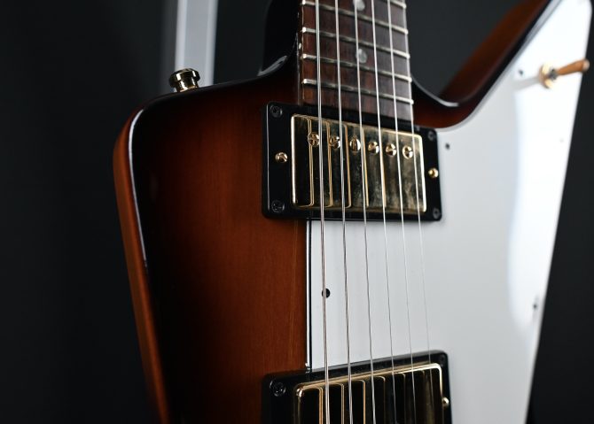 Gibson Custom Shop '58 Mahogany Explorer Vintage Tobacco Burst 2014