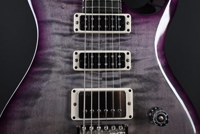 PRS S2 Studio Faded Gray Black Purple Burst #533