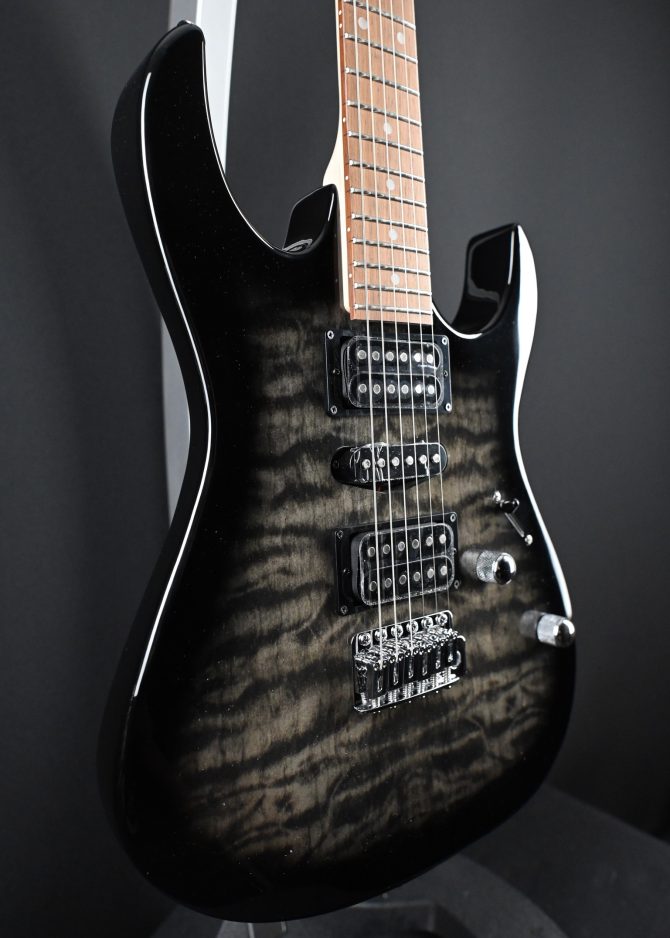 Ibanez Gio Series GRX70QA-TKS Transparent Black Sunburst #597
