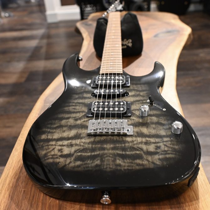 Ibanez Gio Series GRX70QA-TKS Transparent Black Sunburst #597