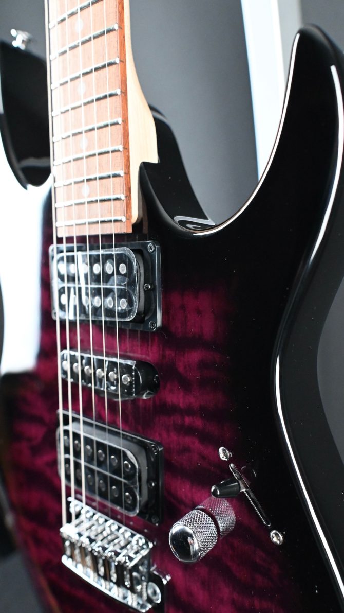 Ibanez GRX70QA-TVT Gio Series Transparent Violet Sunburst #217