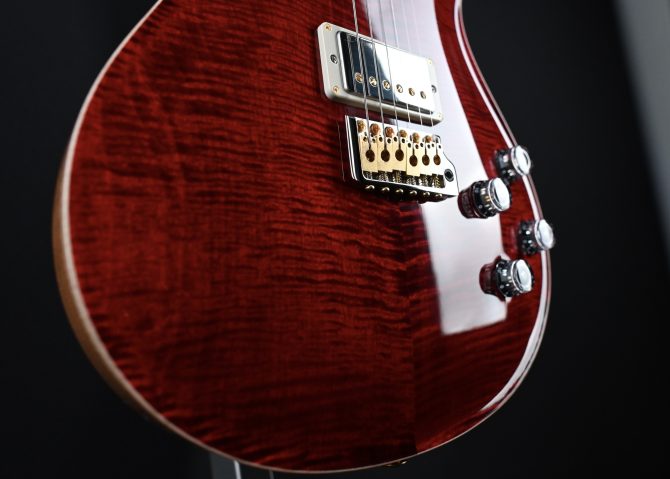 PRS Wood Library McCarty 594 Tremolo 10-Top Red Tiger #398