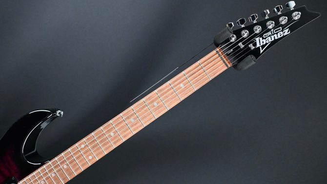 Ibanez GRX70QA-TVT Gio Series Transparent Violet Sunburst #145