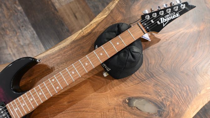 Ibanez GRX70QA-TVT Gio Series Transparent Violet Sunburst #217